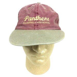 Pflugerville TX High School Panthers Embroidered Adjustable Cap Retro Style